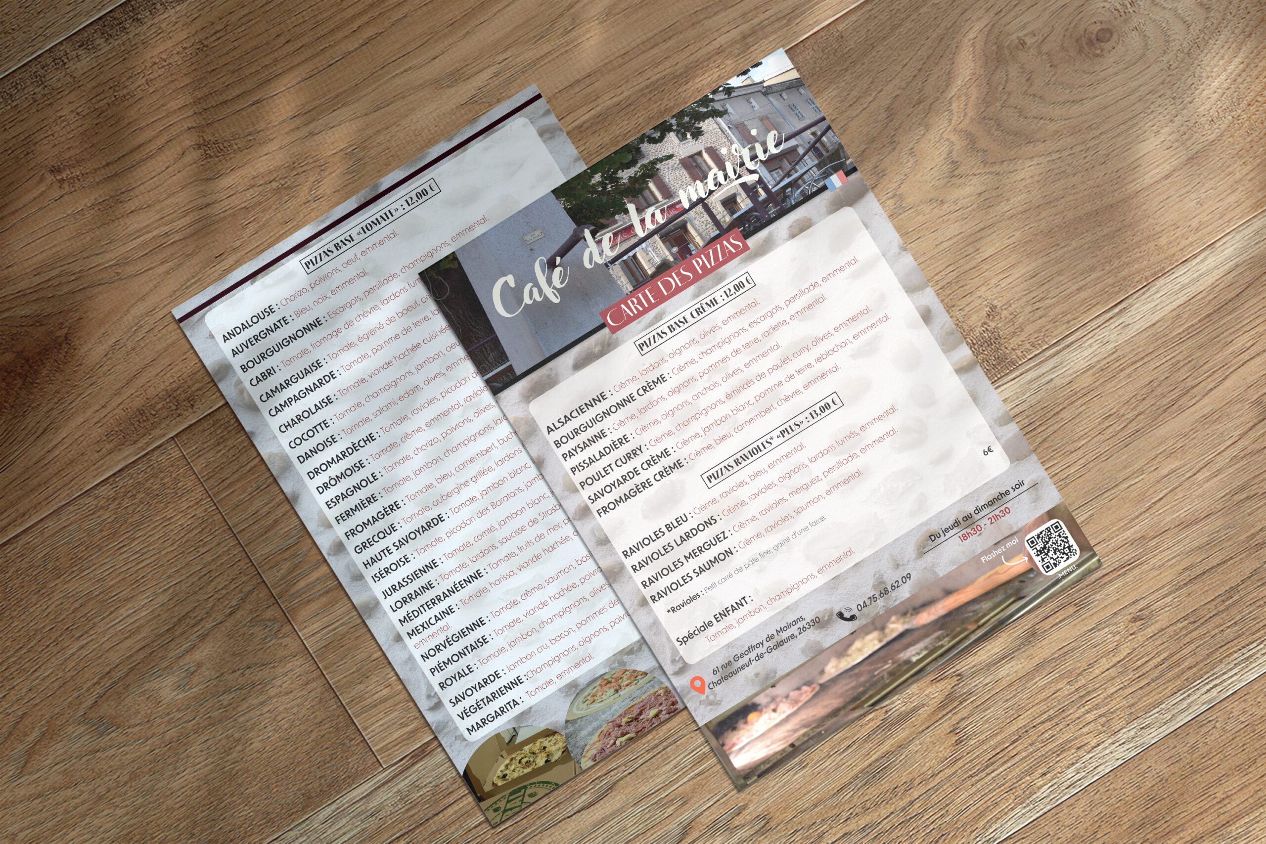 Menu 2 - café de la mairie