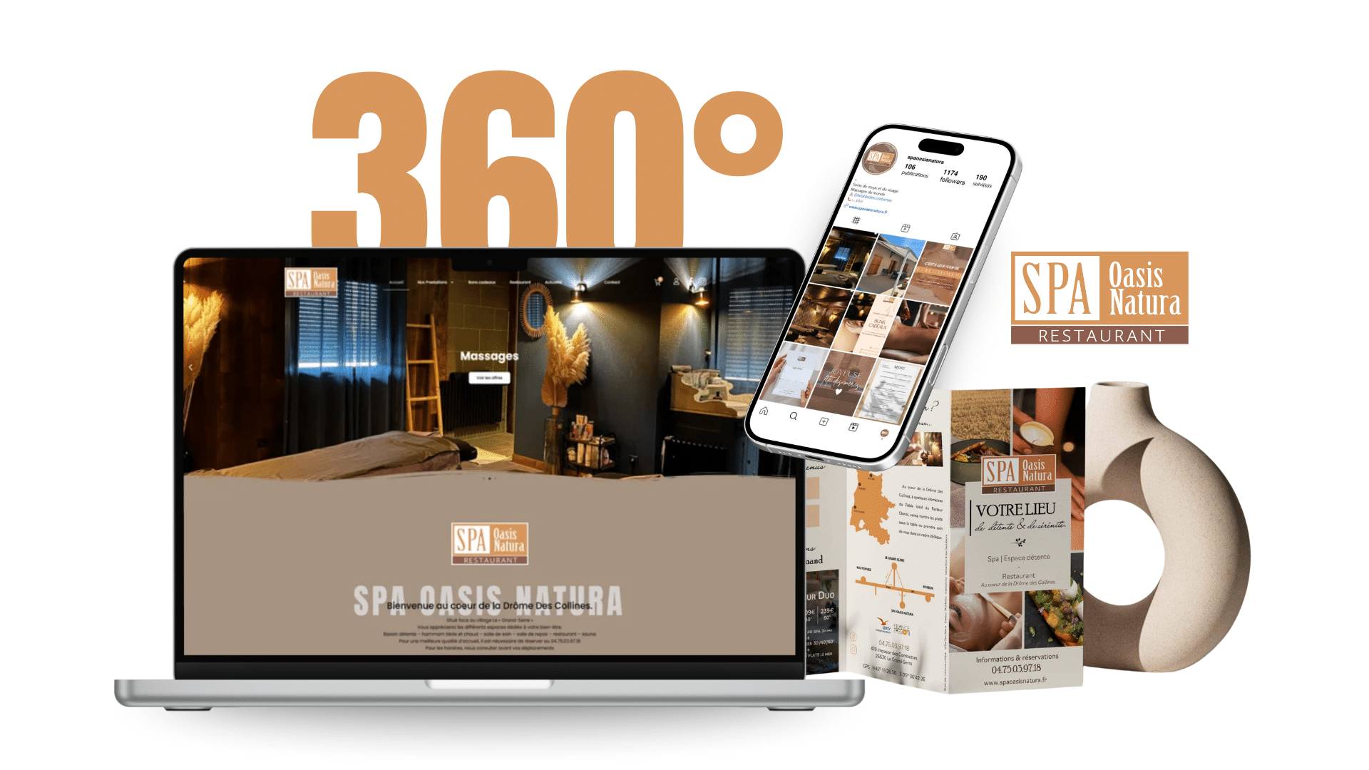 Spa Oasis Natura : Communication 360°