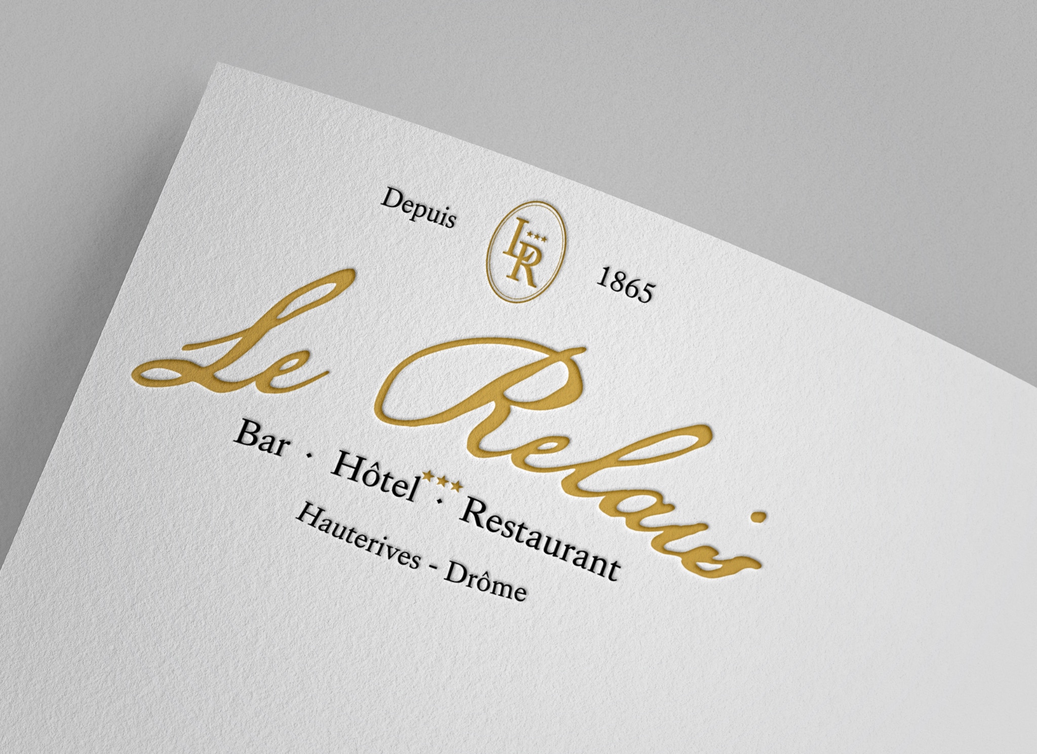 Logo de l’Hôtel-Restaurant Le Relais créé par InfoRéso